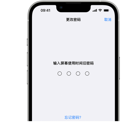 宁阳iPhone屏幕维修分享iPhone屏幕使用时间密码忘记了怎么办 