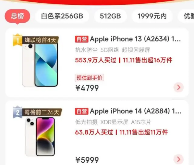 宁阳苹果14维修分享iPhone14配置不如同价位的安卓还能大卖 