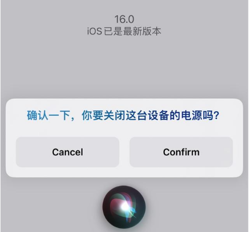 宁阳苹果手机维修分享iOS 16 Beta5为什么要取消Siri语音关机功能 