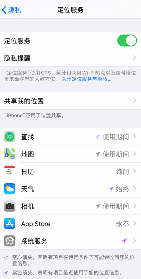 宁阳苹果手机维修分享iPhone 状态栏中时间显示为蓝色图标是什么情况 